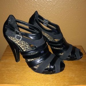 Last Chance.....Maurice’s Black Strap Heels